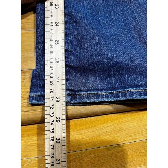 Eddie Bauer Jeans Womens S6 Bootcut Blue Mid Rise Denim Cowboy Western Casual - Picture 8 of 10